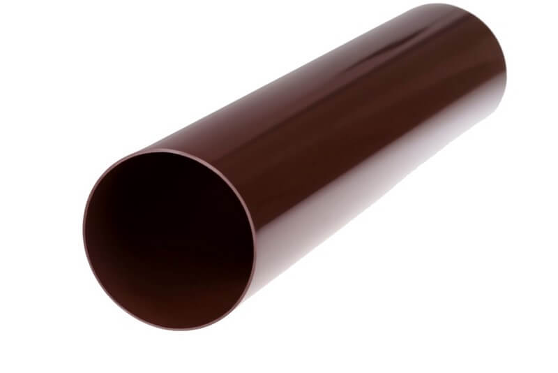 МУРОЛ Труба водосточная d=80 коричневая (3м)